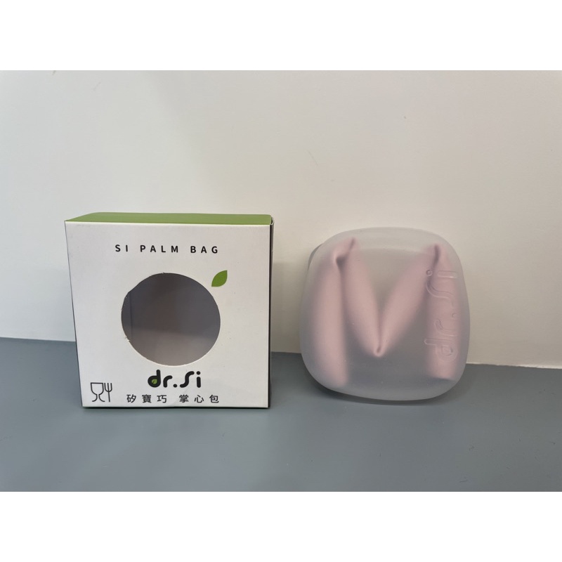 [全新] Dr. Si掌心包-矽吸管(透明盒+粉紅吸管) #環保吸管