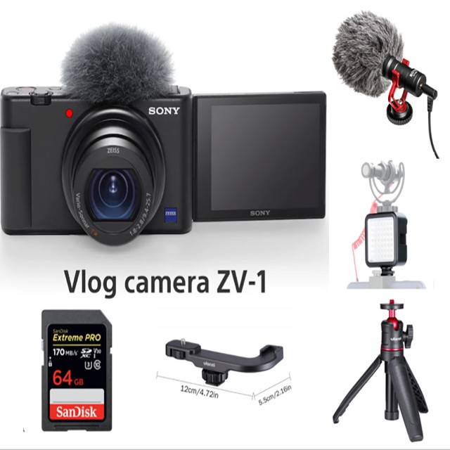 【分期0利率】SONY ZV-1 ZV1 Vlog camera 網紅 影音玩家組 附監聽式指向性麥克風 公司貨