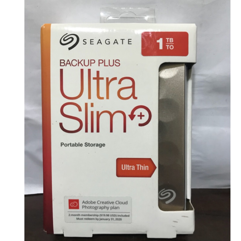 正版 SEAGATE BACKUP PLUS Ultra Slim 1Tb USB3.0 2.5吋 行動硬碟 隨身硬碟
