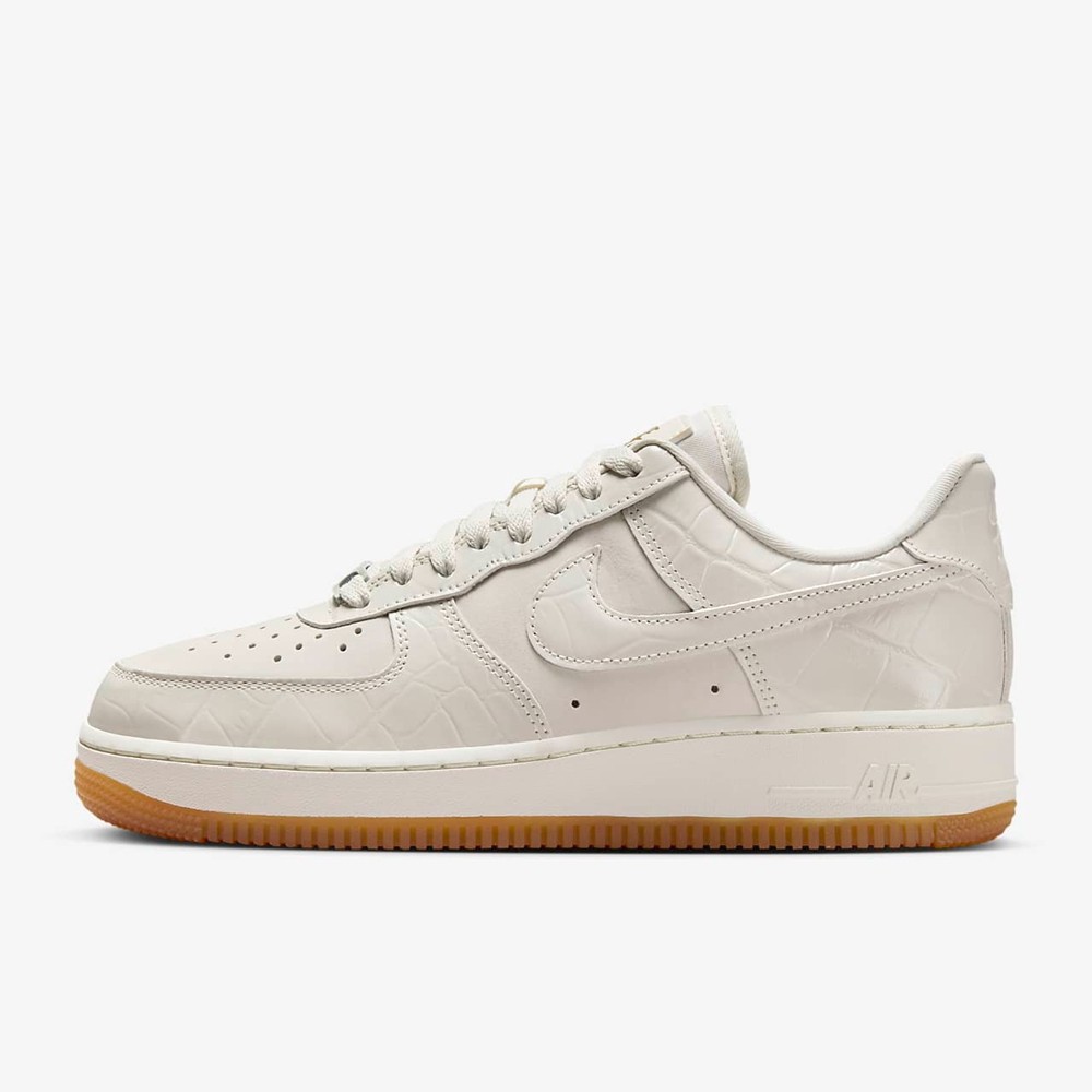 NIKE 休閒鞋 WMNS AIR FORCE 1 07 LX 女 DZ2708001 鱷魚紋白 現貨 廠商直送