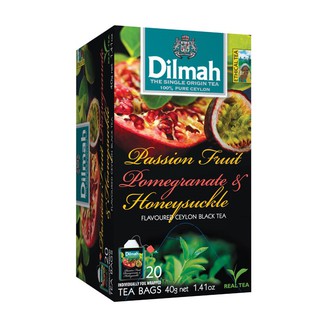 Dilmah 帝瑪 百香果石榴紅茶 茶包 2g*20入/盒-【良鎂咖啡精品館】