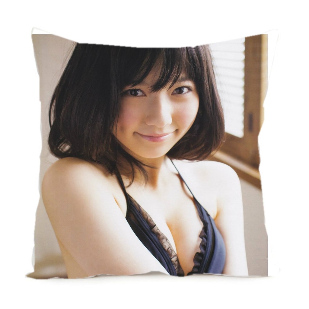 R 創意akb48渡邊麻友柏木由紀島崎遙香明星周邊全彩緞紋布抱枕枕頭 蝦皮購物