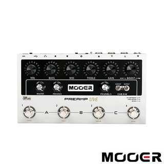 Mooer Preamp Live 地板式 前級效果器 箱體模擬【又昇樂器.音響】