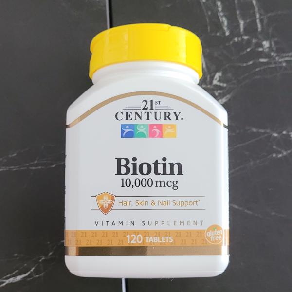 🌈21st Century 21世紀 生物素 Biotin 10000mcg 高劑量單位 120錠 21 century
