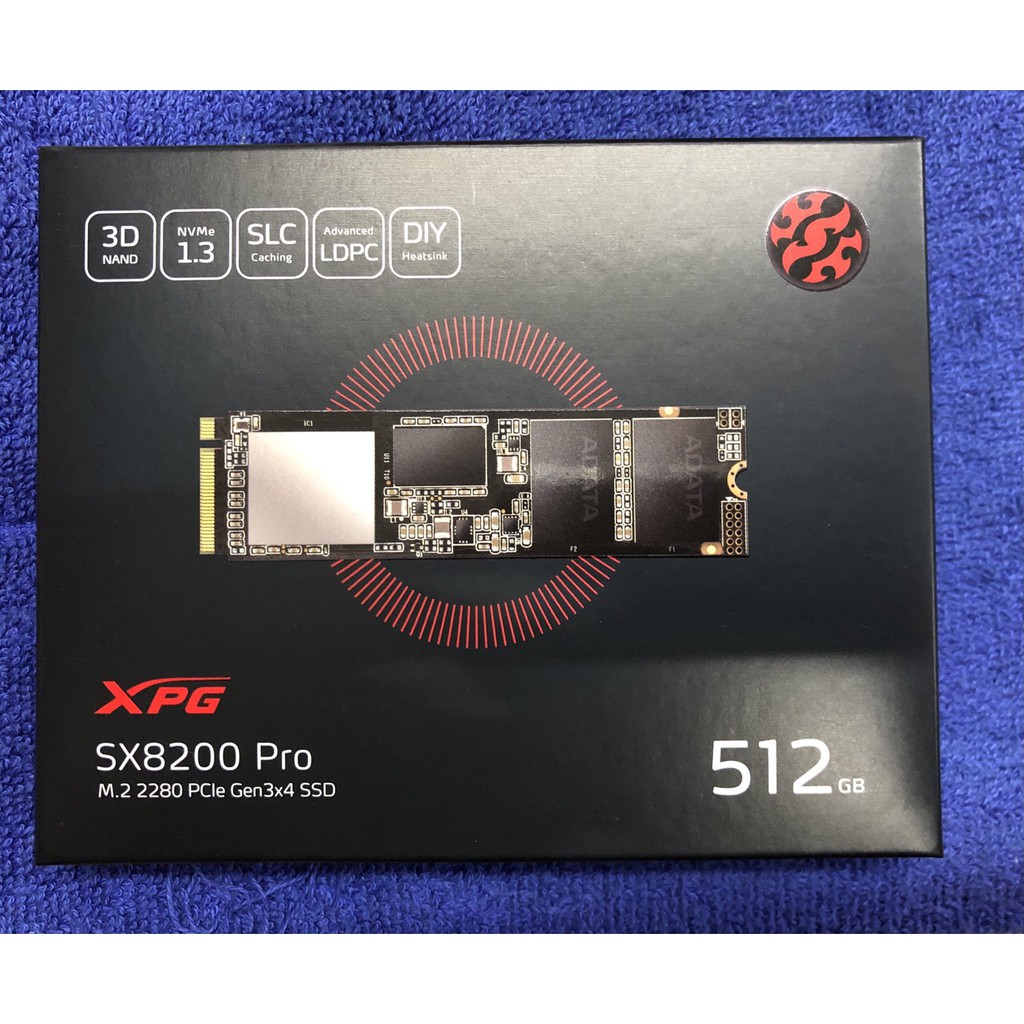 【現貨】威剛 XPG SX8200 Pro 512G/M.2 PCIe Gen3x4 M.2 2280 SSD 五年保固