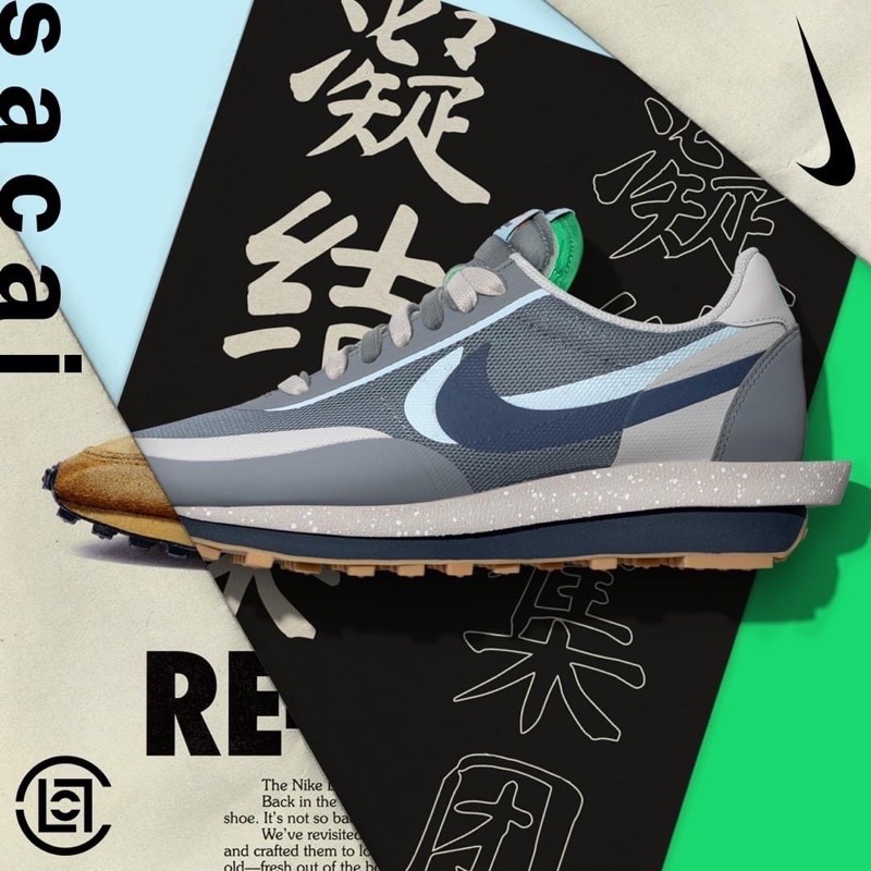 啵啵小舖三方聯名NIKE SACAI LDWAFFLE X CLOT 死亡之吻灰藍陳冠希| 蝦皮購物 啵啵小舖三方聯名NIKE SACAI LDWAFFLE X CLOT 死亡之吻灰藍陳冠希| 蝦皮購物