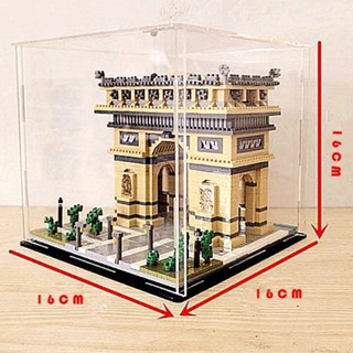 展示盒 壓克力展示盒 微型小顆粒拼接積木玩具收納透明盒子 收納盒 益智玩具不含積木盒 臺灣出貨+發票