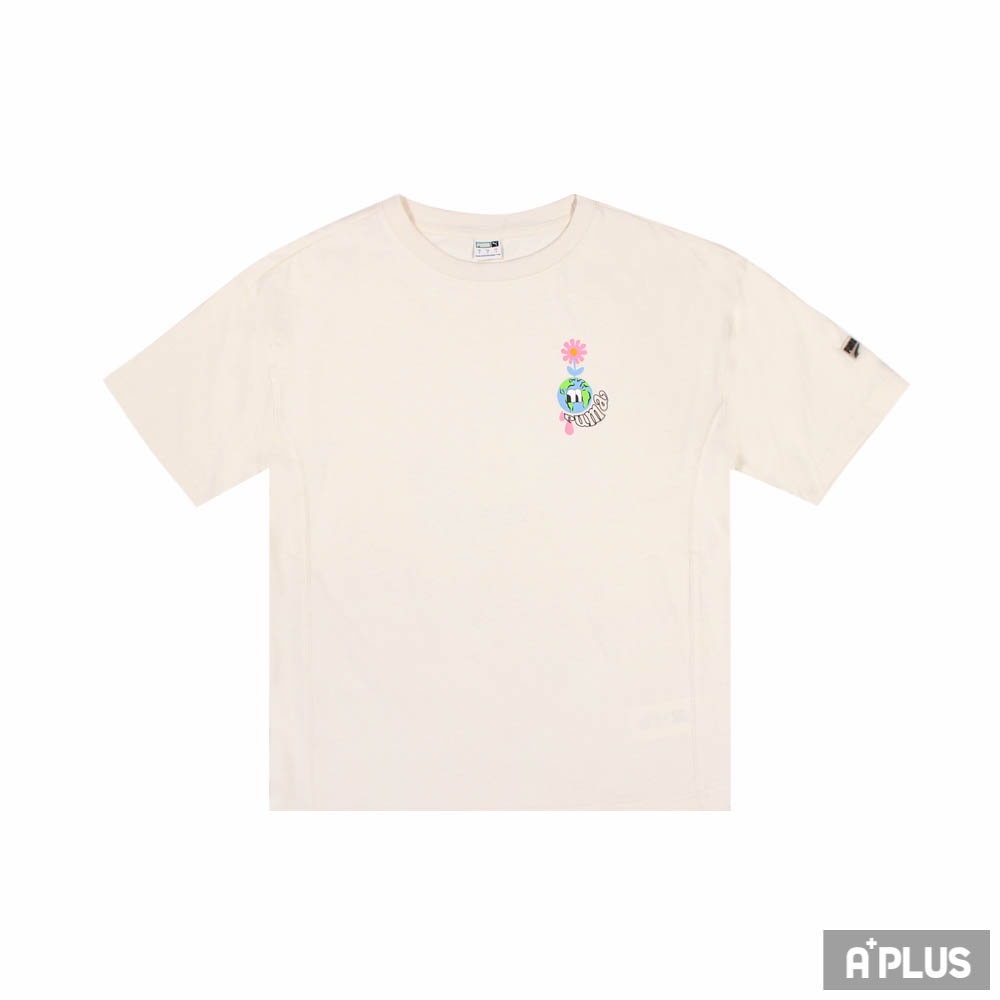 PUMA 女 流行系列Downtown短袖T恤 歐規 刺繡 花樣 小LOGO - 53167973