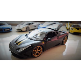 {極速世界}1:18 消光黑 法拉利 458 SPECIALE 最強終極版空運到!!!!!