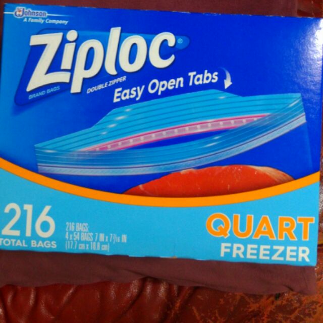 好市多 COSTCO  Ziploc冷凍保鮮袋...雙層夾鍊