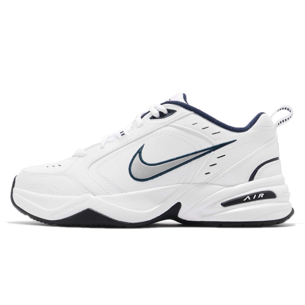 Nike Air Monarch IV 4 白 藍 銀 老爹鞋 休閒鞋 復古 男鞋 【ACS】 415445-102