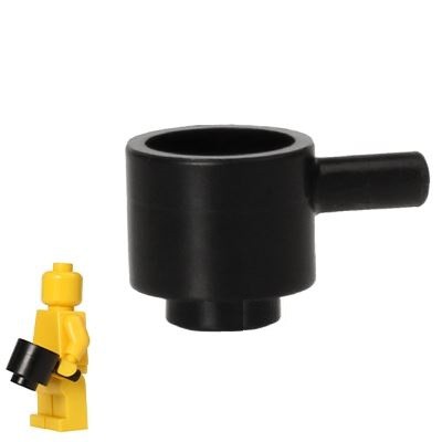 LEGO 樂高 4529 黑色 鍋子 全新品( Saucepan 平底鍋 湯鍋 小鍋子 廚師 廚房 餐廳 10255 )