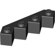LEGO 樂高 零件 14413 黑色 Brick Modified Facet 4x4 轉角磚 切角磚 6039347
