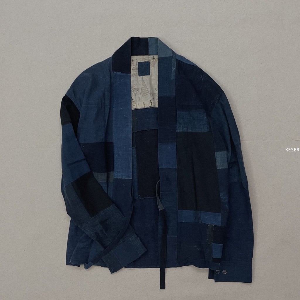 限定折扣ICT Visvim LHAMO shirt KOFU 百年天然藍染古布深藍色FBT size