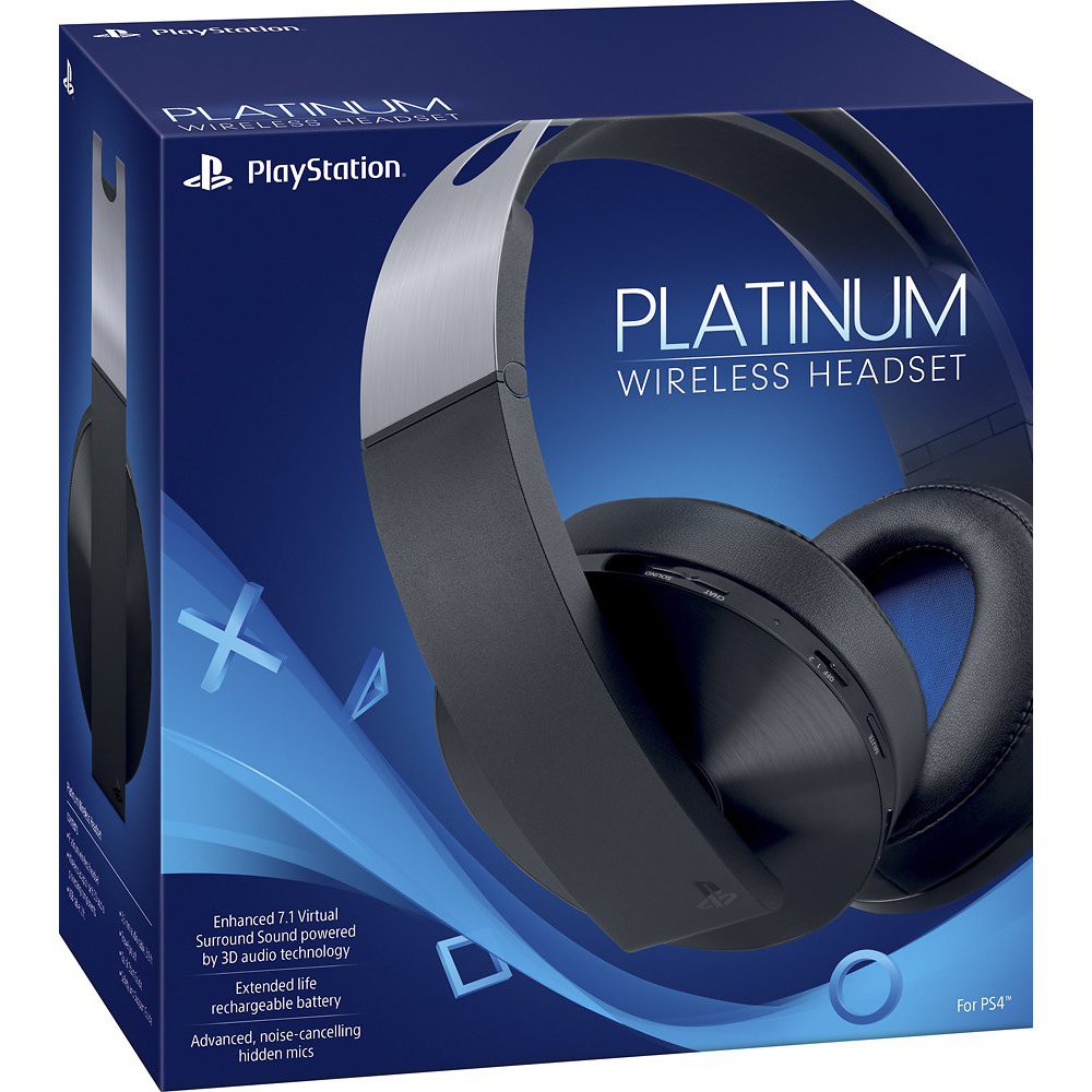 playstation silver wireless headset