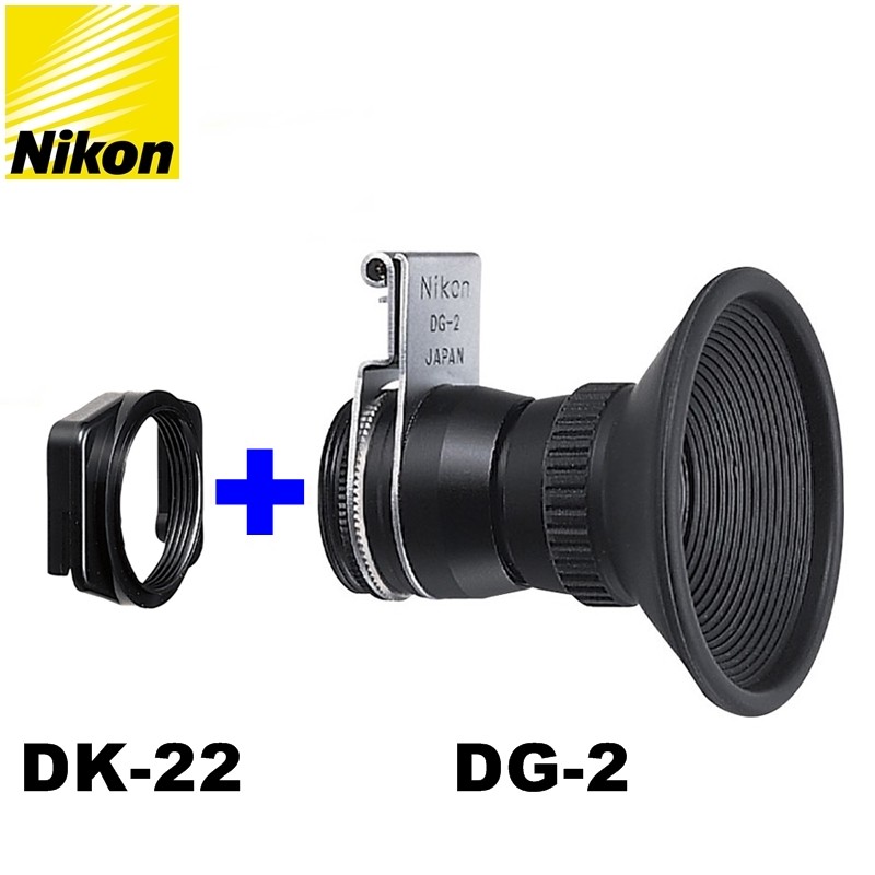 我愛買】原廠Nikon眼罩放大鏡DG-2倍和方轉圓眼罩DK2217適D750 D610 D600 D7200 D300