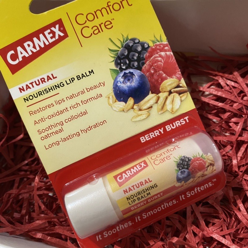 CARMEX 小蜜媞修護唇膏 天然燕麥系列(綜合莓果口味)