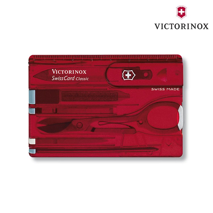 VICTORINOX SwissCard Ruby卡片型瑞士刀0.7100.T / 瑞士維氏 多功能 簡易工具 登山