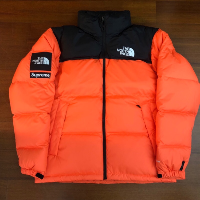 Supreme TNF The North Face Orange Jacket 橘色羽絨外套全新現貨在台M號| 蝦皮購物