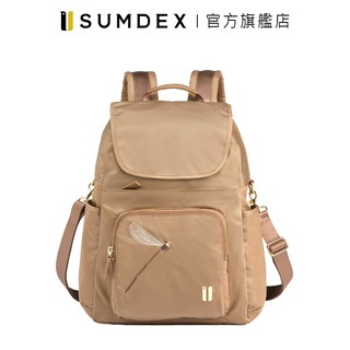 Sumdex｜都會三用後揹包(蜻蜓版) NOD-765TN-DT 褐色 官方旗艦店