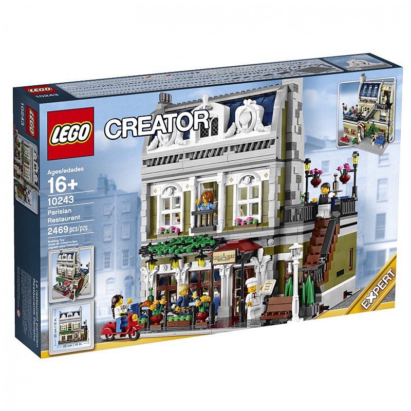 [ 玩樂磚家 ] LEGO 10243 巴黎餐廳 街景系列