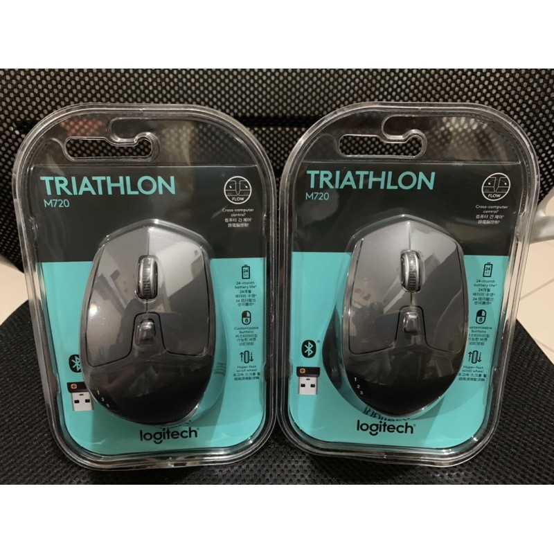 [全新保固] 羅技 Logitech M720 Triathlon 多工無線滑鼠 - 台灣公司貨(非水貨)