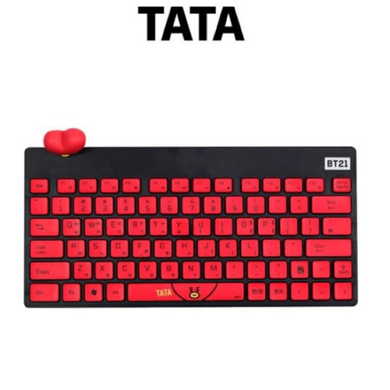 出清現貨🌟韓國空運 正版 BT21 無線鍵盤 Tata