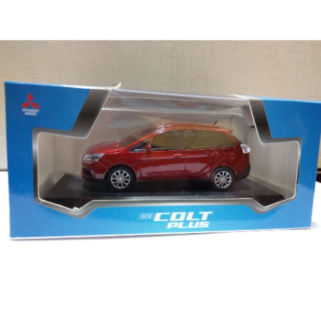 1/43 MITSUBISHI 台灣 三菱 原廠 COLTPLUS 模型車 LED燈光 迴力車 玩具車 小可