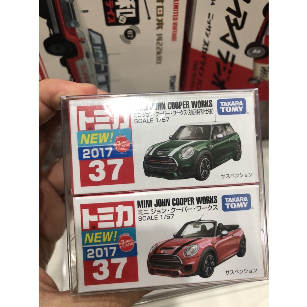 🔥🔥🔥只剩初回版🔥🔥🔥TOMICA NO.37 MINI JOHN COOPER WORKS 初回 新車貼