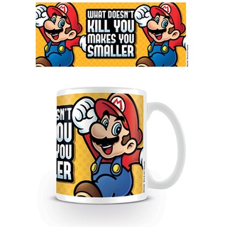 瑪利歐 Super Mario (凡殺不死你的,必使你更渺小) 馬克杯 水杯 茶杯 陶瓷杯