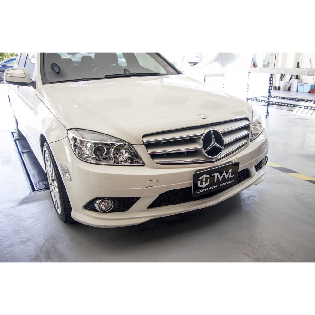 Twl台灣碳纖賓士benz W4 W211 W221美規c300 Amg E63 S63前保桿專用霧燈組含燈泡 蝦皮購物