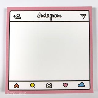 分裝10張 粉色instagram便條紙韓國文創便條紙手帳素材手帳裝飾手帳素材紙便簽造型便條紙 蝦皮購物