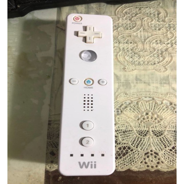 遊戲歐汀: 正版 任天堂Wii搖桿 故障白色手把 無背蓋 2手品 WII