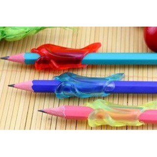 握筆器 矯正握筆姿勢筆套 小學生海豚寫字糾正器透明矽膠 握筆練習器