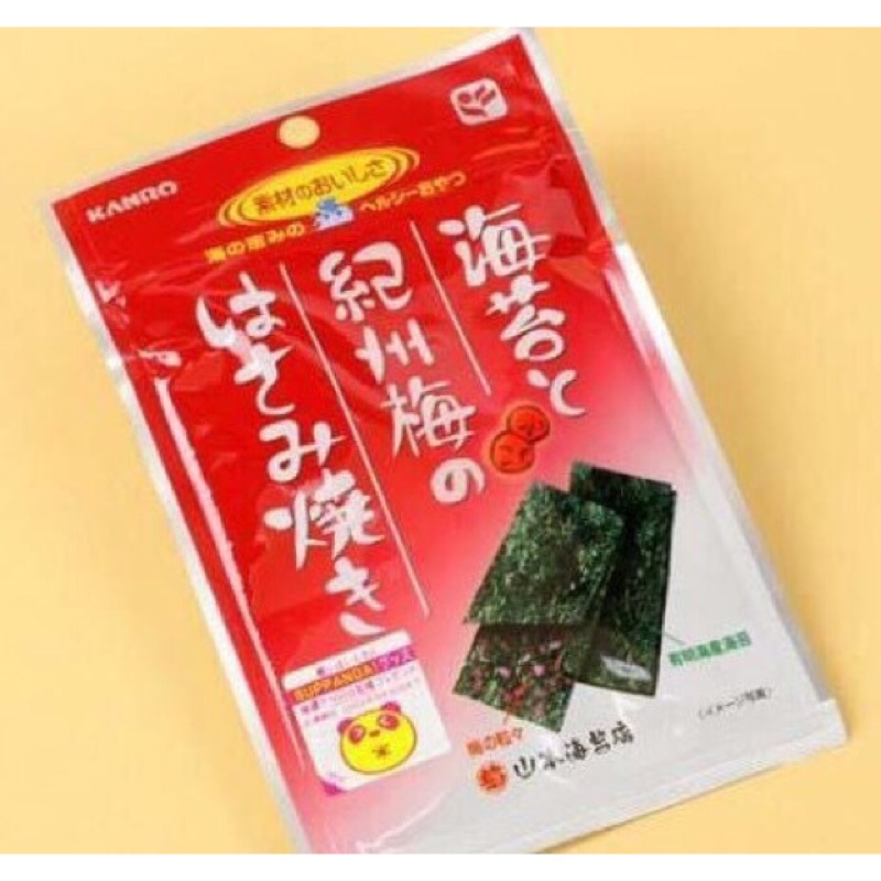 現貨 日本紀州梅海苔4 8g 蝦皮購物