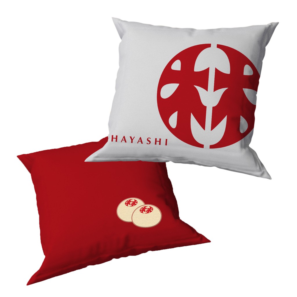 【林百貨HAYASHI】抱枕套(林Logo/林椪餅/鳳凰花)，枕套，林百貨，枕頭，床包，沙發枕