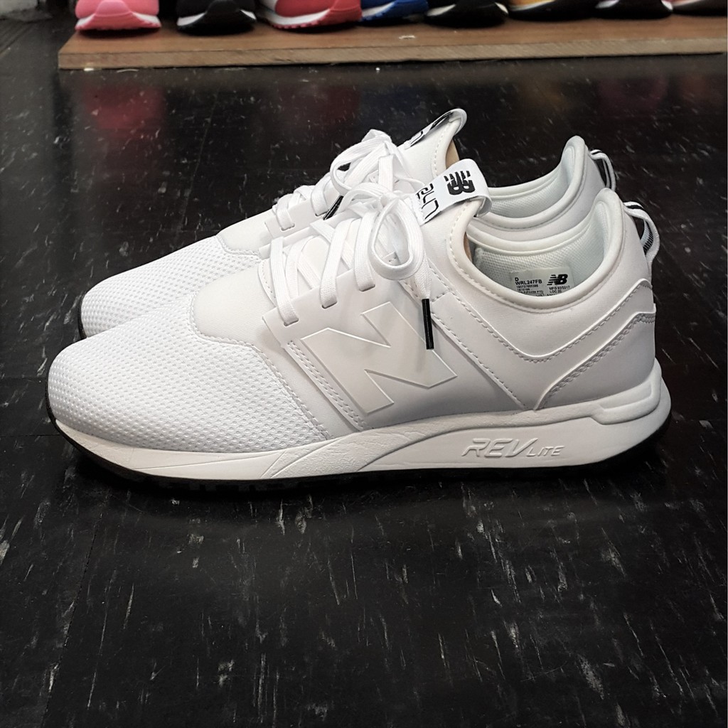 new balance nb 247 WRL247FB 白色 全白 白黑 網布 襪套 慢跑鞋