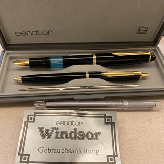 [ 筆來筆趣Pen101] 德國Senator Winsor 鋼筆原子筆 禮盒對筆