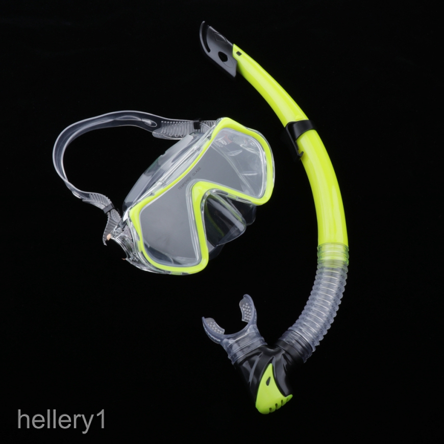 潛水半乾式呼吸管水肺潛水防霧眼鏡潛水裝備
