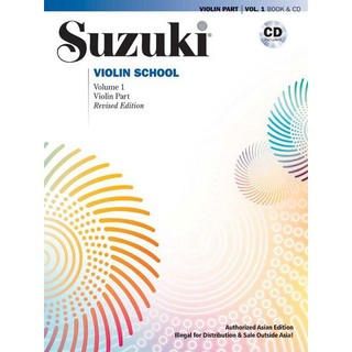 【599免運費】Suzuki Violin 1+CD【亞洲版】鈴木小提琴教本 00-49292