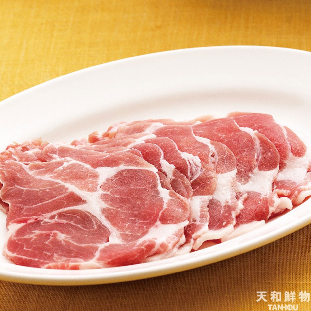 蝦皮生鮮 熊媽媽 【天和鮮物】厚呷豬 梅花火鍋肉片 300g