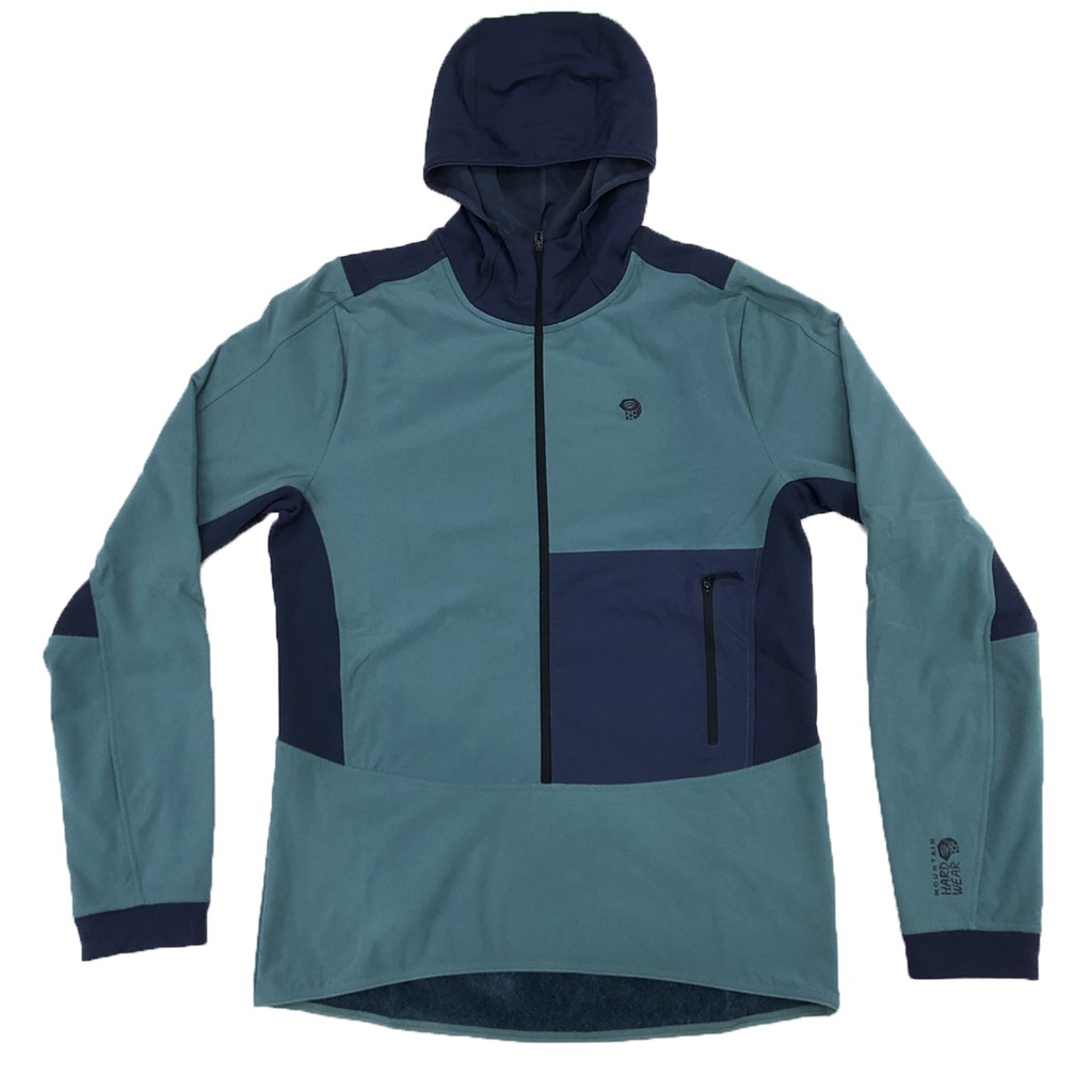 【Mountain Hardwear】男款 Keele™中層軟殼外套 OM8123 綠/藍 刷毛 軟殼 內刷毛 保暖