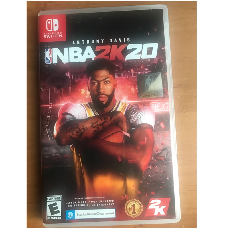 二手 中古 支援 中文版 Switch NS NBA 2K20 美國職業籃球賽