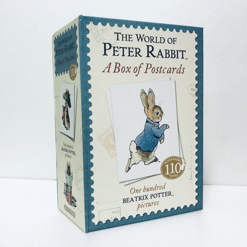 明信片盒 彼得兔 110週年紀念 Peter Rabbit 插畫繪本 收納盒 飾品盒 文具盒 桌上收納 擺飾 #e23