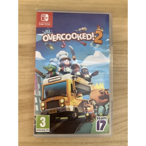 (保留中勿下單)轉賣二手Nintendo switch 煮過頭2胡鬧廚房OVERCOOKED2 中文版 🌟賣場我最便宜🌟