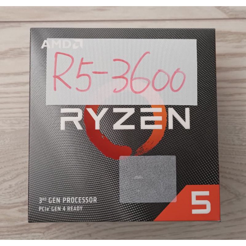 全新 AMD Ryzen 5 3600 r5 3600 盒裝公司貨