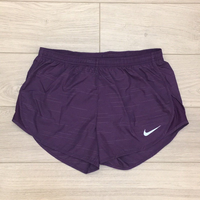 《TNT》NIKE DRY TEMPO 女 3吋 排汗 內襯 反光 慢跑 梭織短褲 瓢瓢褲 紫855543550