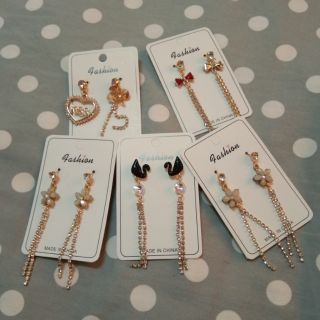 AC104 啞金耳環 現貨【Ruby's Earring】 古典耳環 長耳環 垂吊耳環 氣質耳環