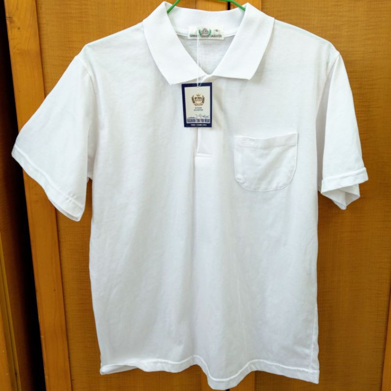 【全新】純白 網球衣 100%純棉 吸汗 短袖Polo衫