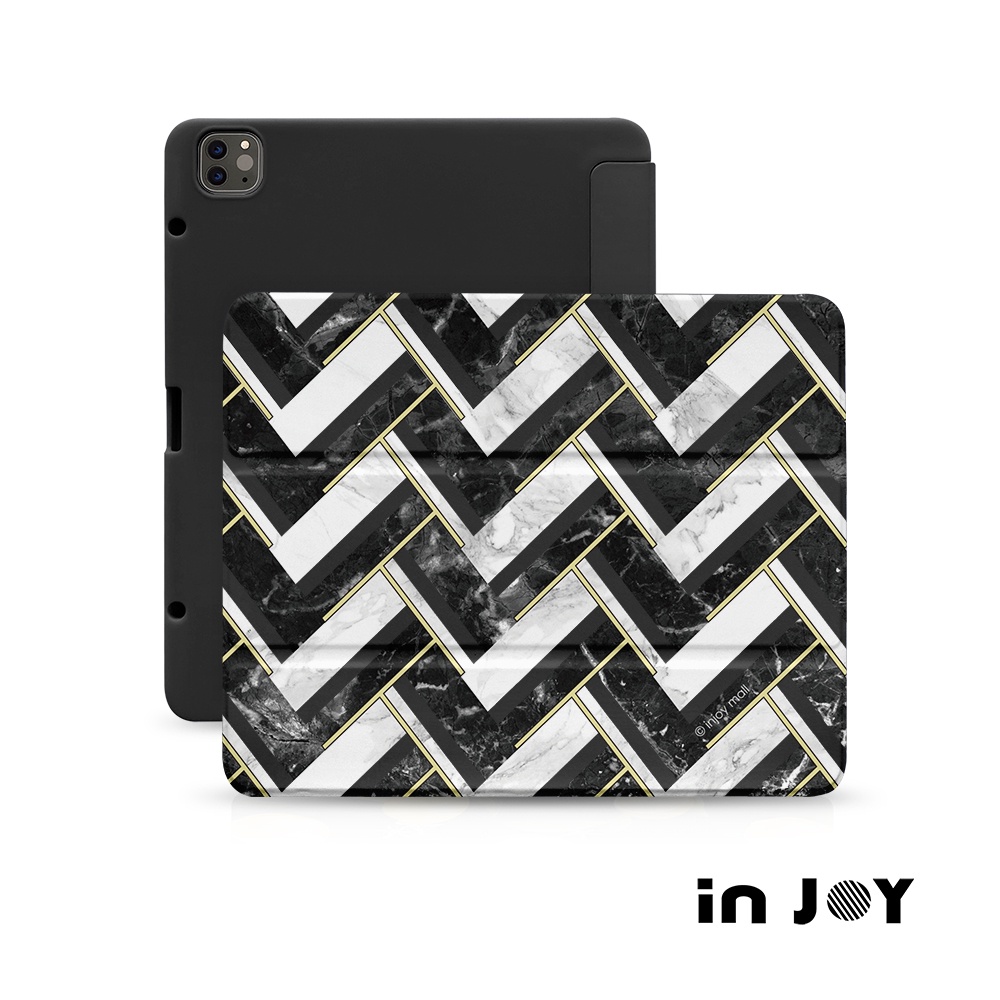 INJOY｜iPad case 12.9/Air5/iPad 9/mini 6 系列 大理石 皮革平板保護套